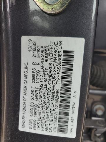 2020 HONDA ACCORD LX - 1HGCV1F10LA020494