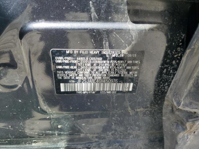 2016 SUBARU FORESTER 2 - JF2SJABC4GH450976