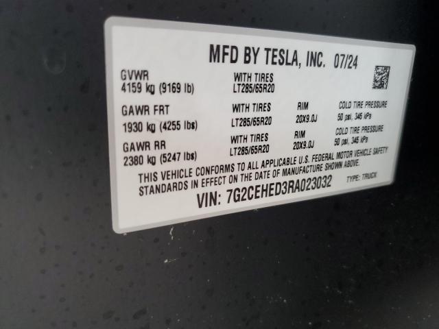 2024 TESLA CYBERTRUCK 7G2CEHED3RA023032