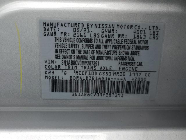 2021 NISSAN SENTRA S W 3N1AB8CV0MY287391