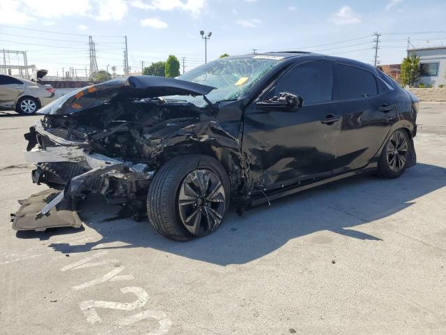HONDA CIVIC EX 2019 black  gas SHHFK7H62KU417693 photo #1