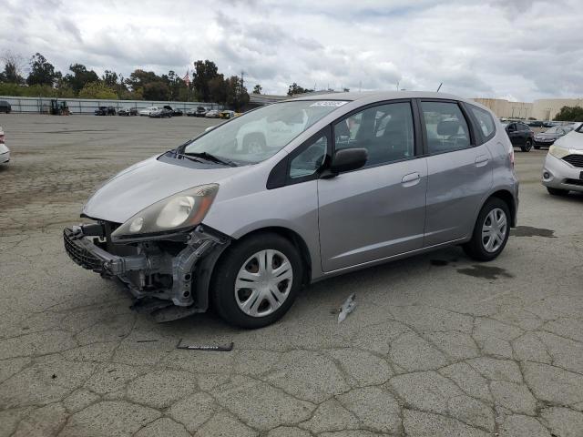 HONDA FIT 2010 silver  gas JHMGE8H26AS021010 photo #1