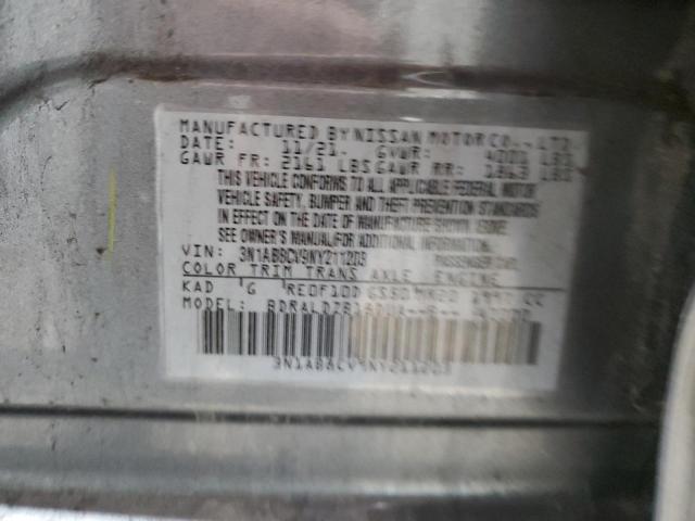 2022 NISSAN SENTRA SV - 3N1AB8CV9NY211203