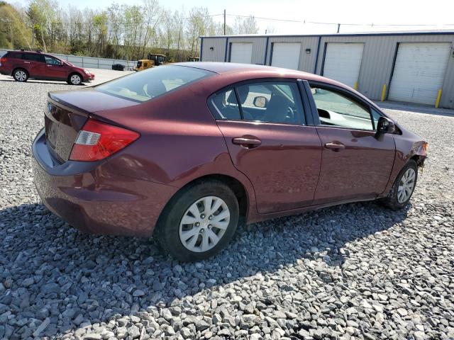 Vin: jhmfb2f58cs003111, lot: 54891195, honda civic lx 20123