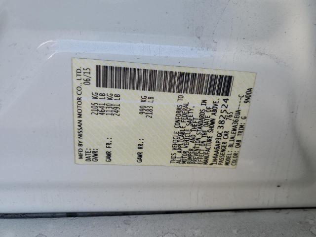 2016 NISSAN MAXIMA 3.5 - 1N4AA6AP3GC382524