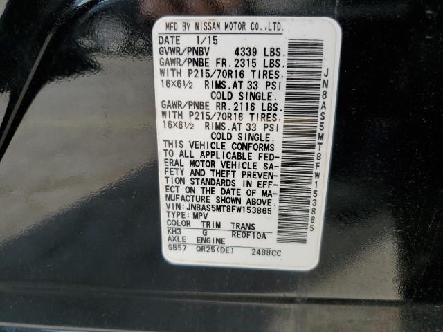 2015 NISSAN ROGUE SELE - JN8AS5MT8FW153865