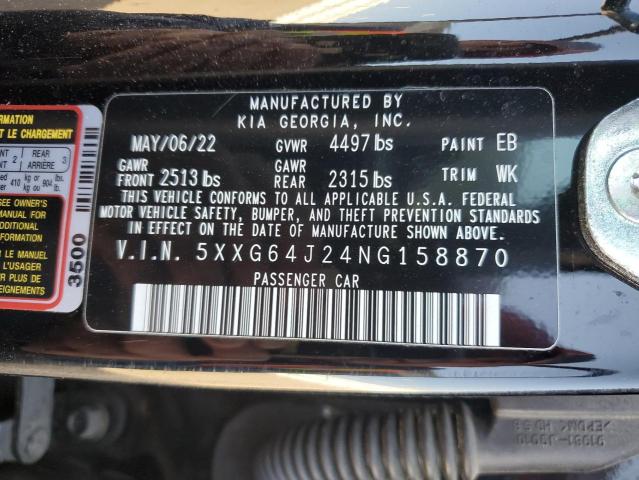 2022 KIA K5 GT LINE - 5XXG64J24NG158870