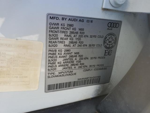2017 AUDI Q7 TECHNIK WA1WABF75HD011159