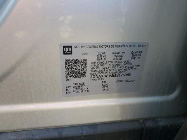 2021 CHEVROLET EQUINOX LS - 3GNAXHEV8MS175086