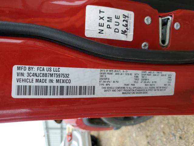 2021 JEEP COMPASS LA - 3C4NJCBB7MT597532
