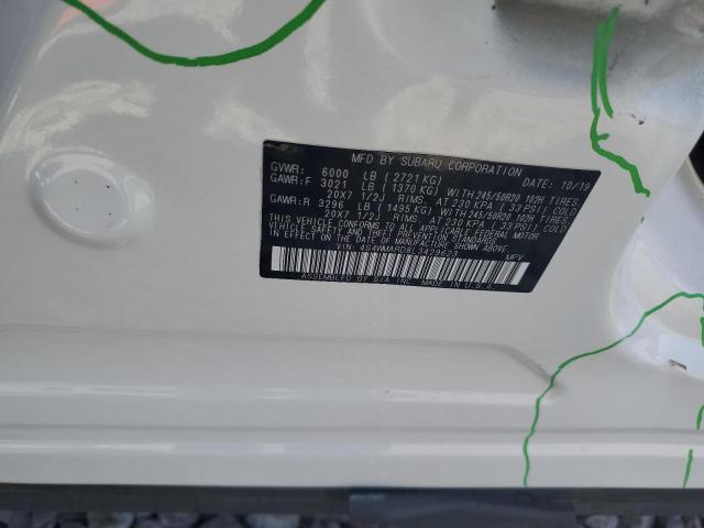 2020 SUBARU ASCENT TOU 4S4WMARD8L3429623