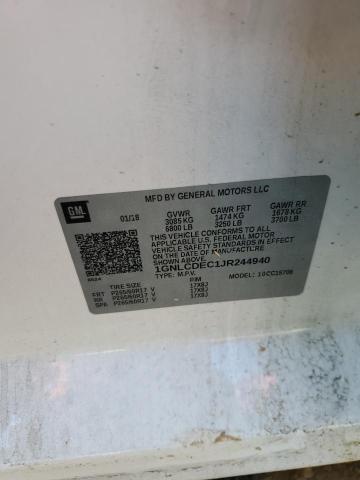2018 CHEVROLET TAHOE POLI 1GNLCDEC1JR244940