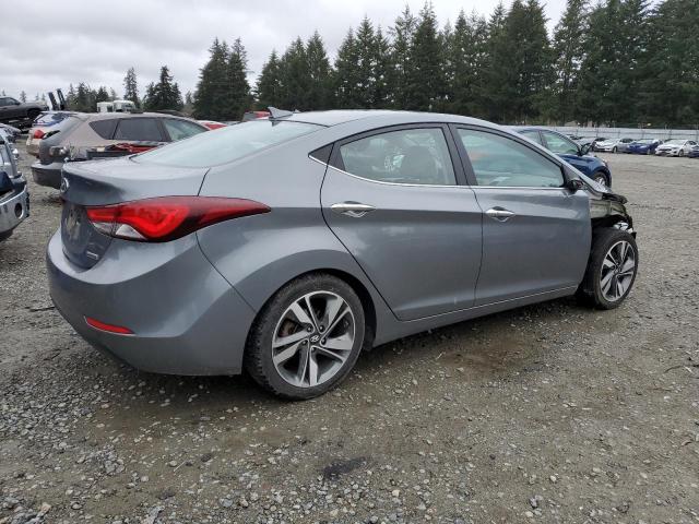 HYUNDAI ELANTRA SE 2016 gray  gas KMHDH4AE0GU597080 photo #4