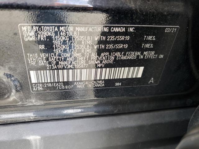2021 TOYOTA RAV4 XLE P - 2T3A1RFV3MC195877