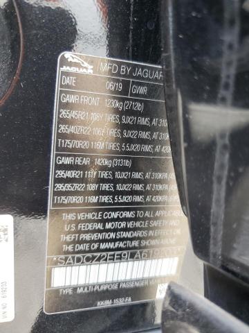 2020 JAGUAR F-PACE SVR - SADCZ2EE9LA619203