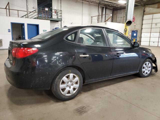 HYUNDAI ELANTRA GL 2007 black  gas KMHDU46DX7U245877 photo #4