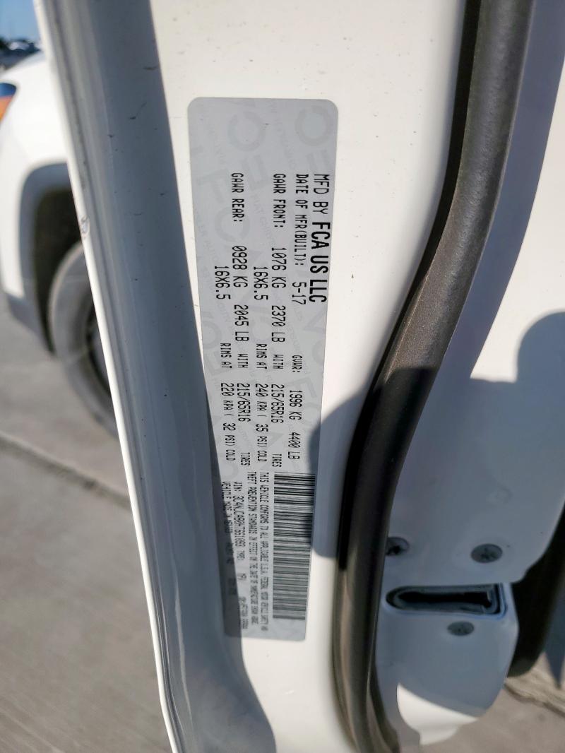 2017 JEEP COMPASS SP - 3C4NJCAB0HT661093