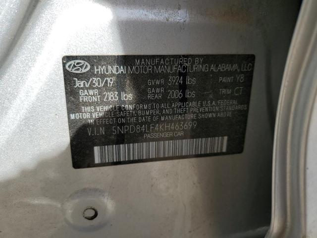 2019 HYUNDAI ELANTRA SE - 5NPD84LF4KH463699