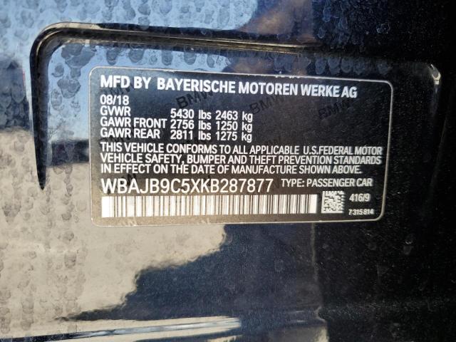 2019 BMW M550XI WBAJB9C5XKB287877