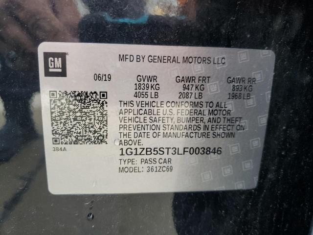 2020 CHEVROLET MALIBU LS - 1G1ZB5ST3LF003846