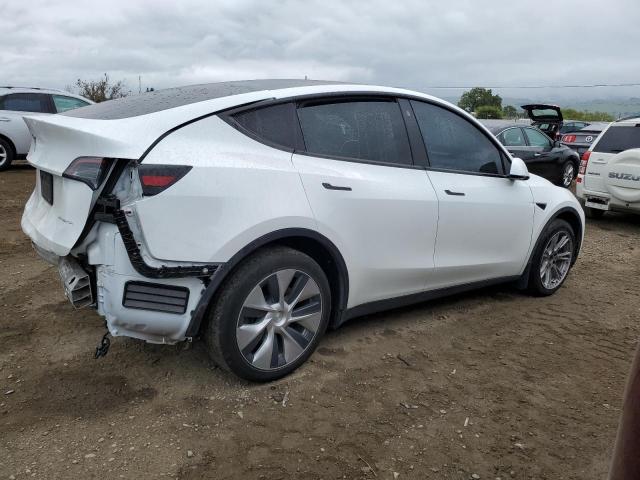 TESLA MODEL Y 2022 white  electric 7SAYGDEE6NF358063 photo #4