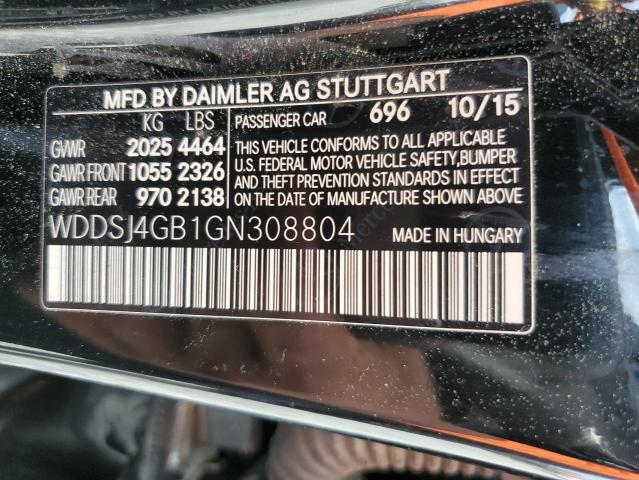 2016 MERCEDES-BENZ CLA 250 4M - WDDSJ4GB1GN308804