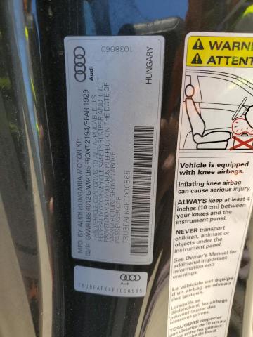 2015 AUDI TT TRUBFAFK4F1000565