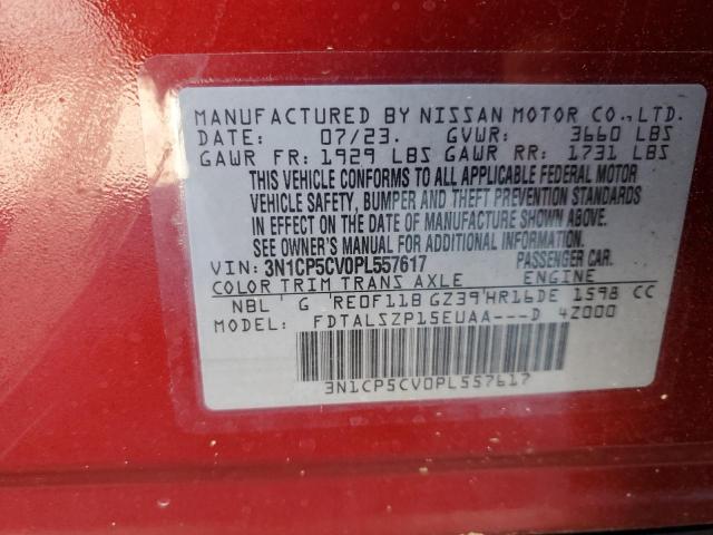 2023 NISSAN KICKS SV - 3N1CP5CV0PL557617