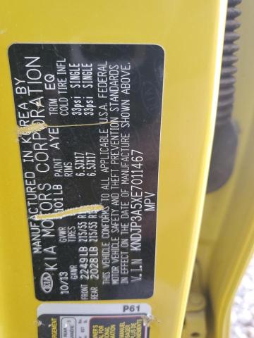 KNDJP3A5XE7011467 2014 KIA SOUL