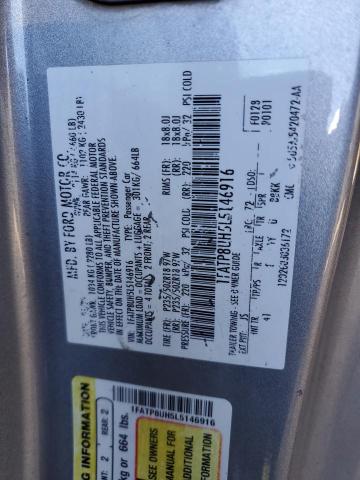 2020 FORD MUSTANG - 1FATP8UH5L5146916