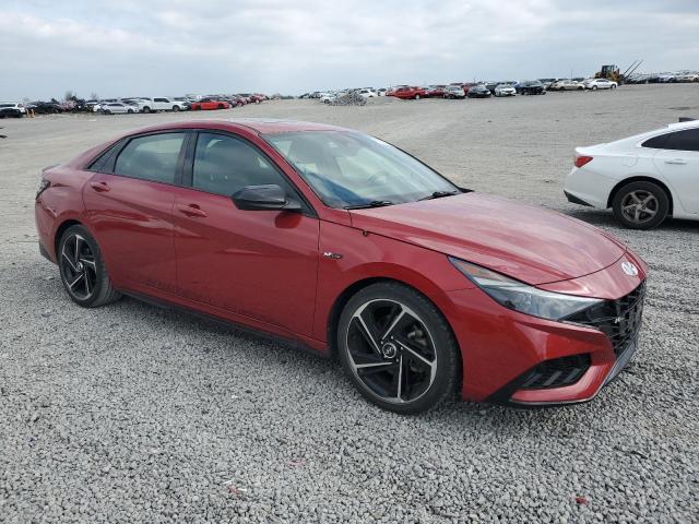 Vin: kmhlr4af5mu174489, lot: 52009315, hyundai elantra n line 20214