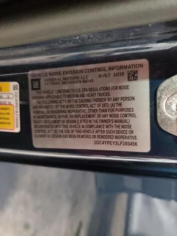 2020 CHEVROLET SILVERADO - 1GC4YPEY3LF193456
