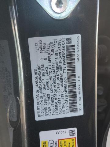 2023 HONDA CIVIC SPOR - 2HGFE2F54PH511535