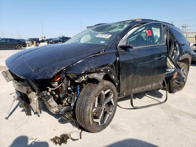 HYUNDAI TUCSON SEL 2022 black  hybrid engine KM8JFCA12NU041706 photo #1