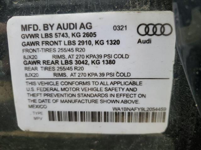 2021 AUDI SQ5 PRESTI WA1C4AFY1M2068302