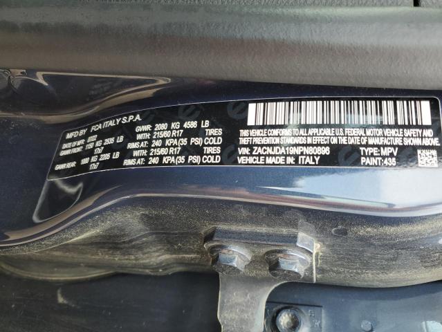 2022 JEEP RENEGADE S ZACNJDA19NPN80896