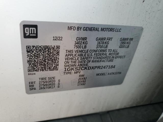 2023 GMC YUKON AT4 - 1GKS2CKDXPR247184