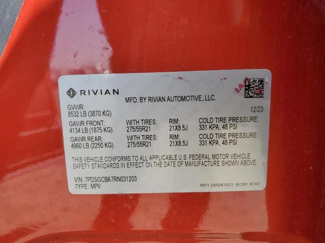 2024 RIVIAN R1S ADVENT - 7PDSGCBA7RN031203