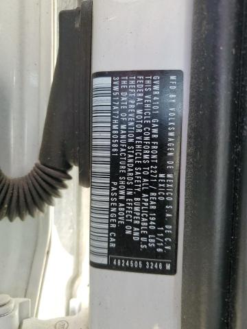 2017 VOLKSWAGEN BEETLE S/S 3VW517AT7HM805861