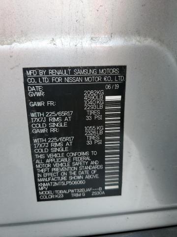 2020 NISSAN ROGUE S - KNMAT2MT5LP506060