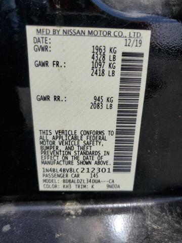 2020 NISSAN ALTIMA S - 1N4BL4BV8LC212301