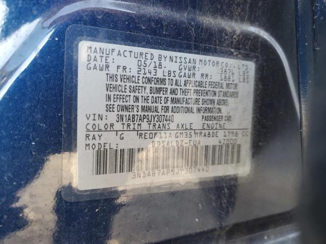 2018 NISSAN SENTRA S - 3N1AB7AP9JY307440