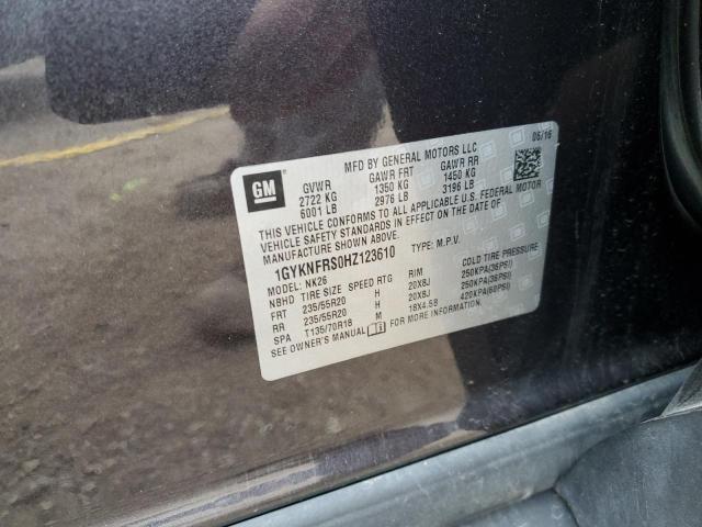 2017 CADILLAC XT5 PLATIN - 1GYKNFRS0HZ123610