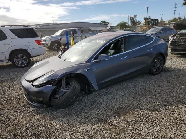 TESLA MODEL 3 2018 gray  electric 5YJ3E1EA2JF038886 photo #1