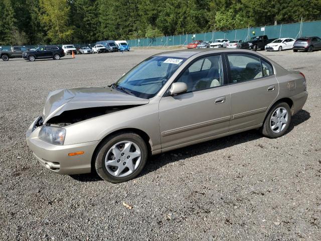 HYUNDAI ELANTRA GL 2005 beige  gas KMHDN46D95U938224 photo #1