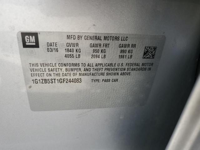 2016 CHEVROLET MALIBU LS 1G1ZB5ST1GF244083