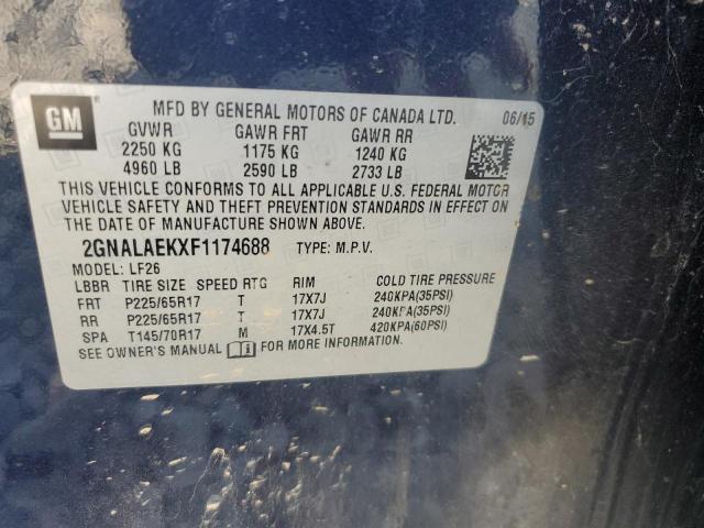 2015 CHEVROLET EQUINOX LS - 2GNALAEKXF1174688