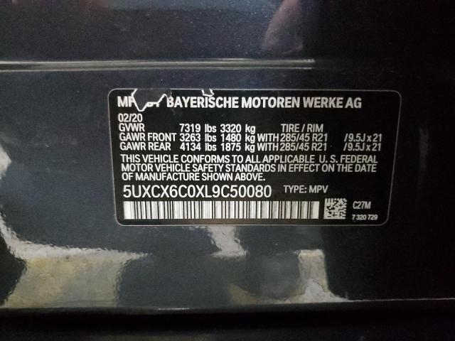2020 BMW X7 M50I - 5UXCX6C0XL9C50080