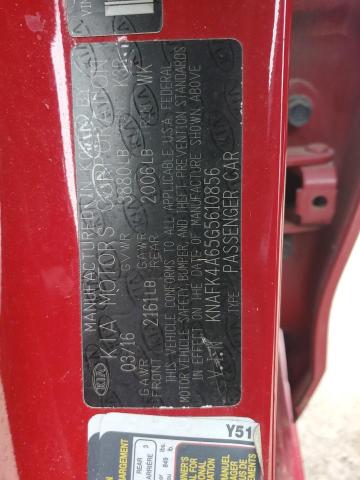 2016 KIA FORTE LX - KNAFK4A65G5610856
