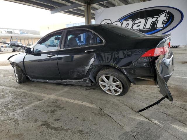 ACURA TSX 2005 black  gas JH4CL96805C007766 photo #3